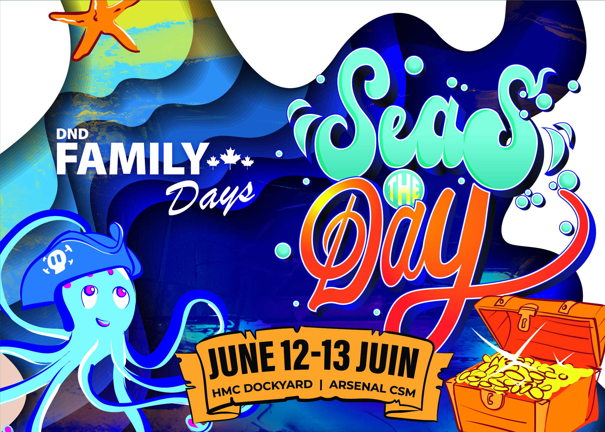 DND Family Days, Seas the Day, June 12-13 Juin