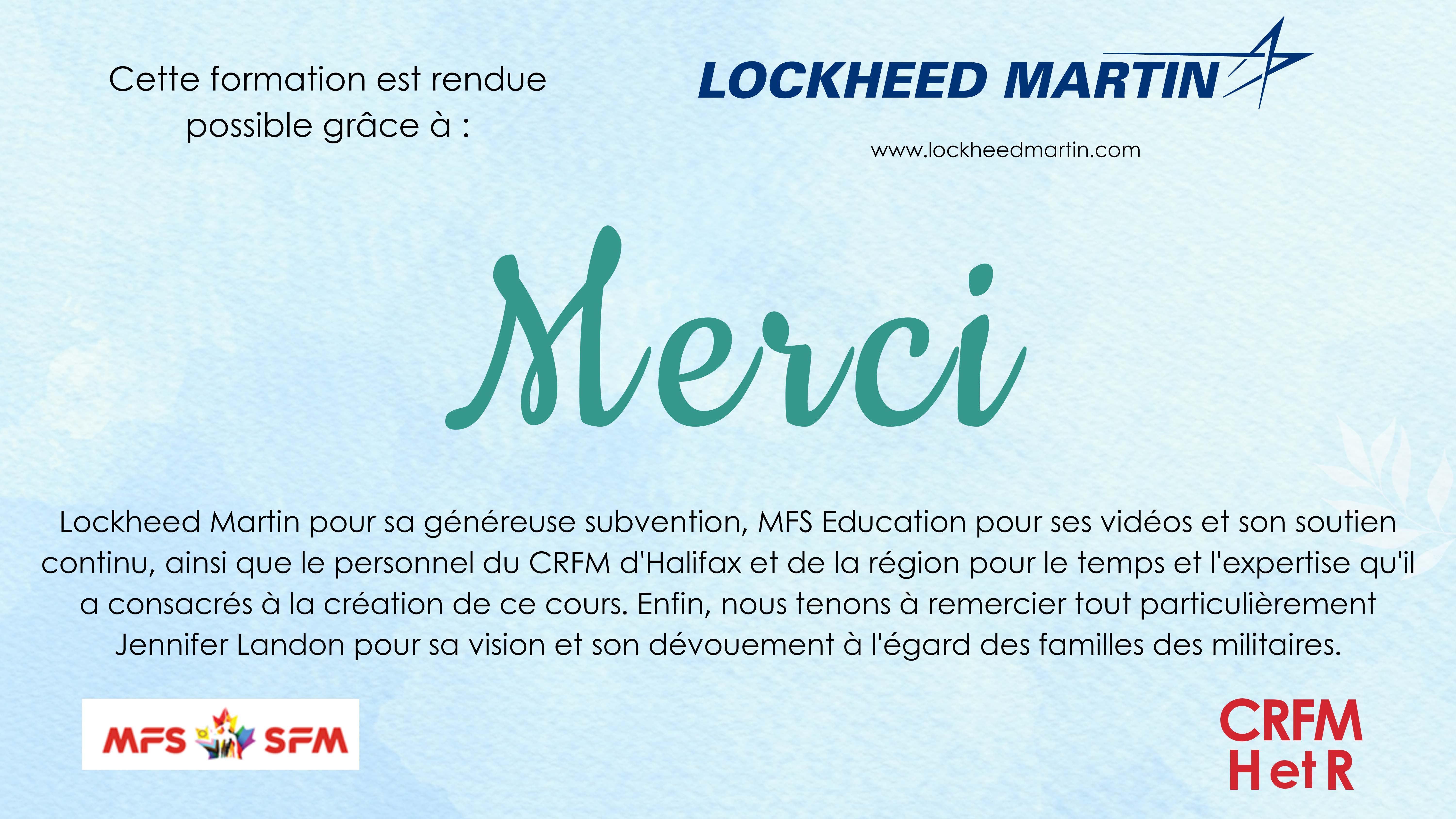 Merci Lockheed Martin