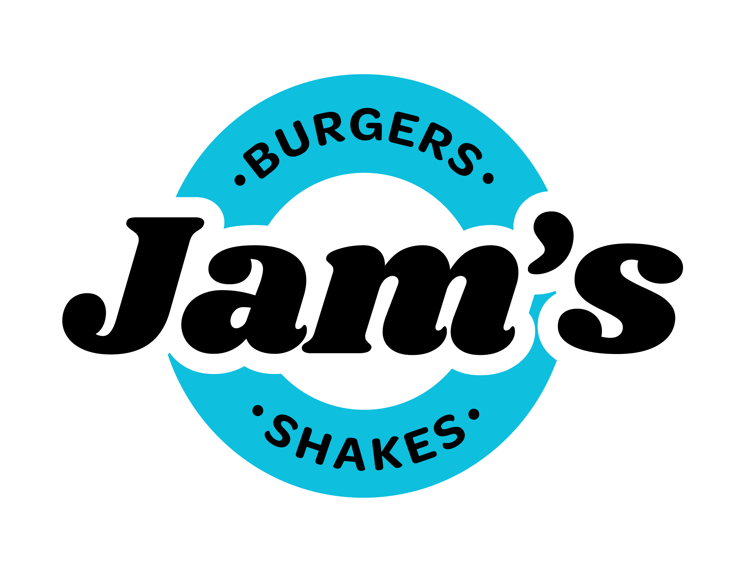 Jams Burgers and Shakes logo