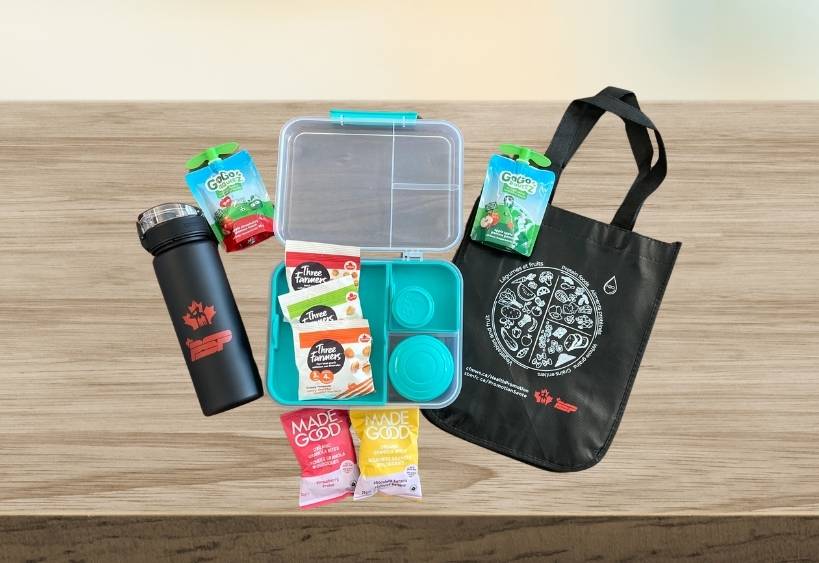 Ensemble-cadeau boîte-bento sur une table