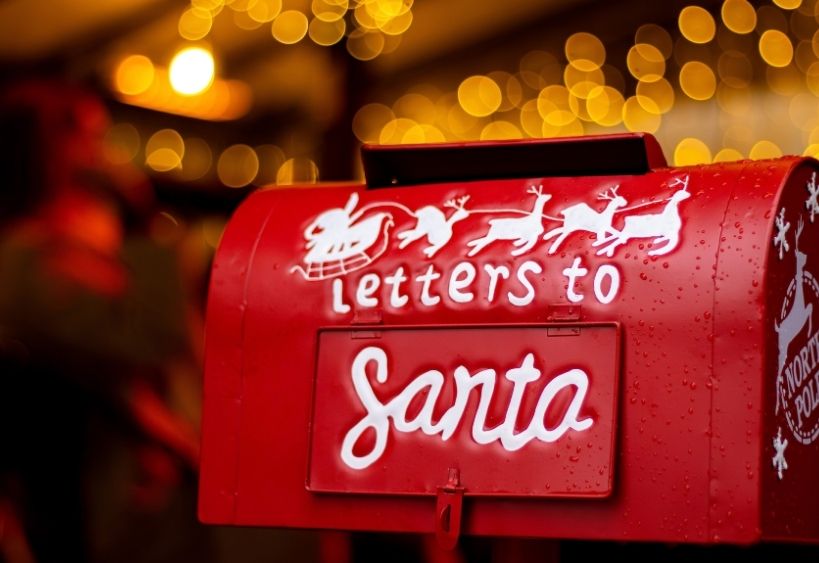 Mailbox for letters to Santa Claus