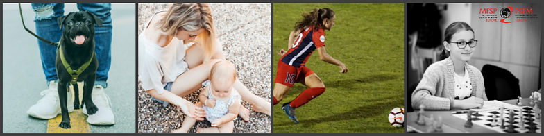 images d'adolescents promenant des chiens, gardant des enfants, faisant du sport, jouant aux échecs
