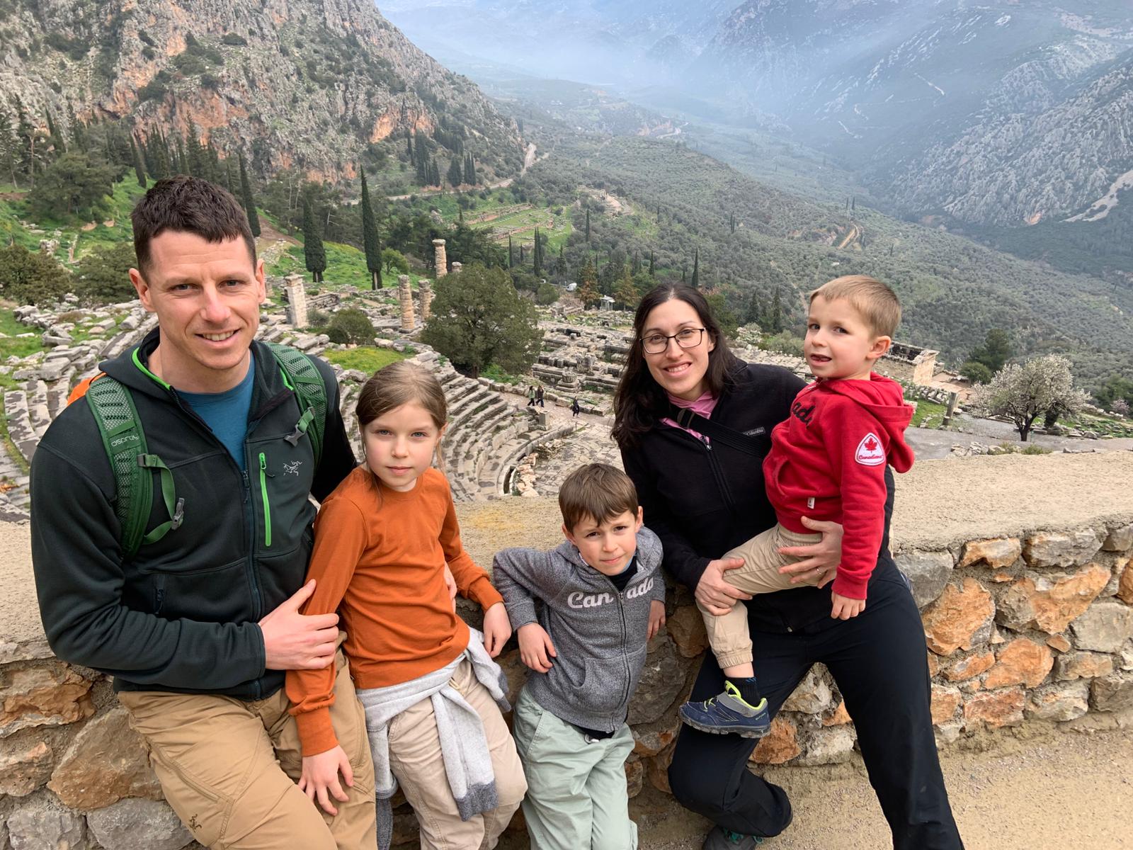 Martine et sa famille