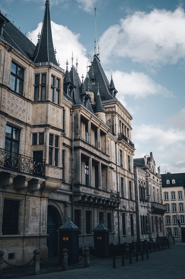 Façade du Palais grand-ducal, Luxembourg