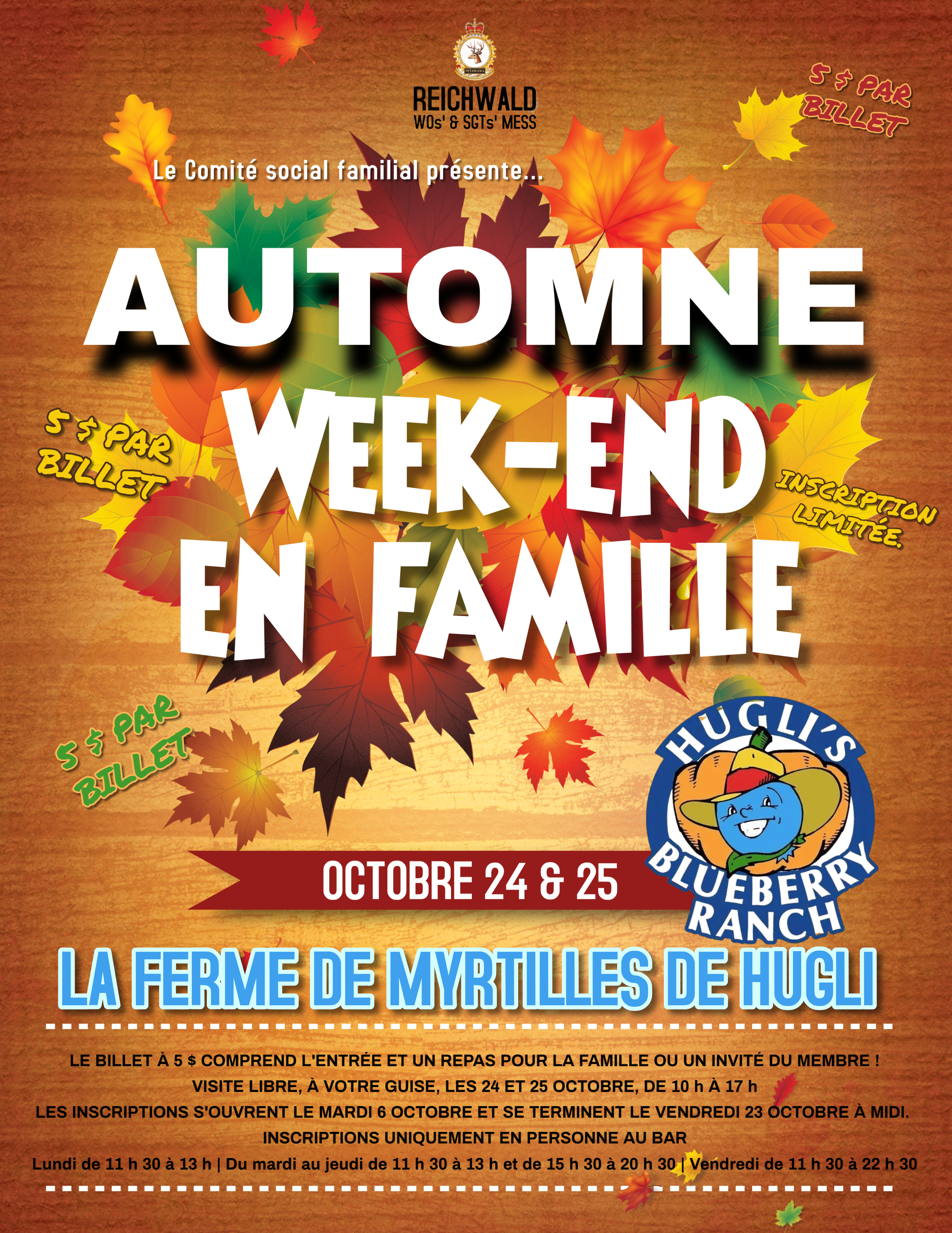 Les activités familiales d'automne à Hugli