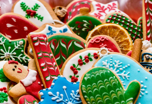 une sélection de biscuits de Noël