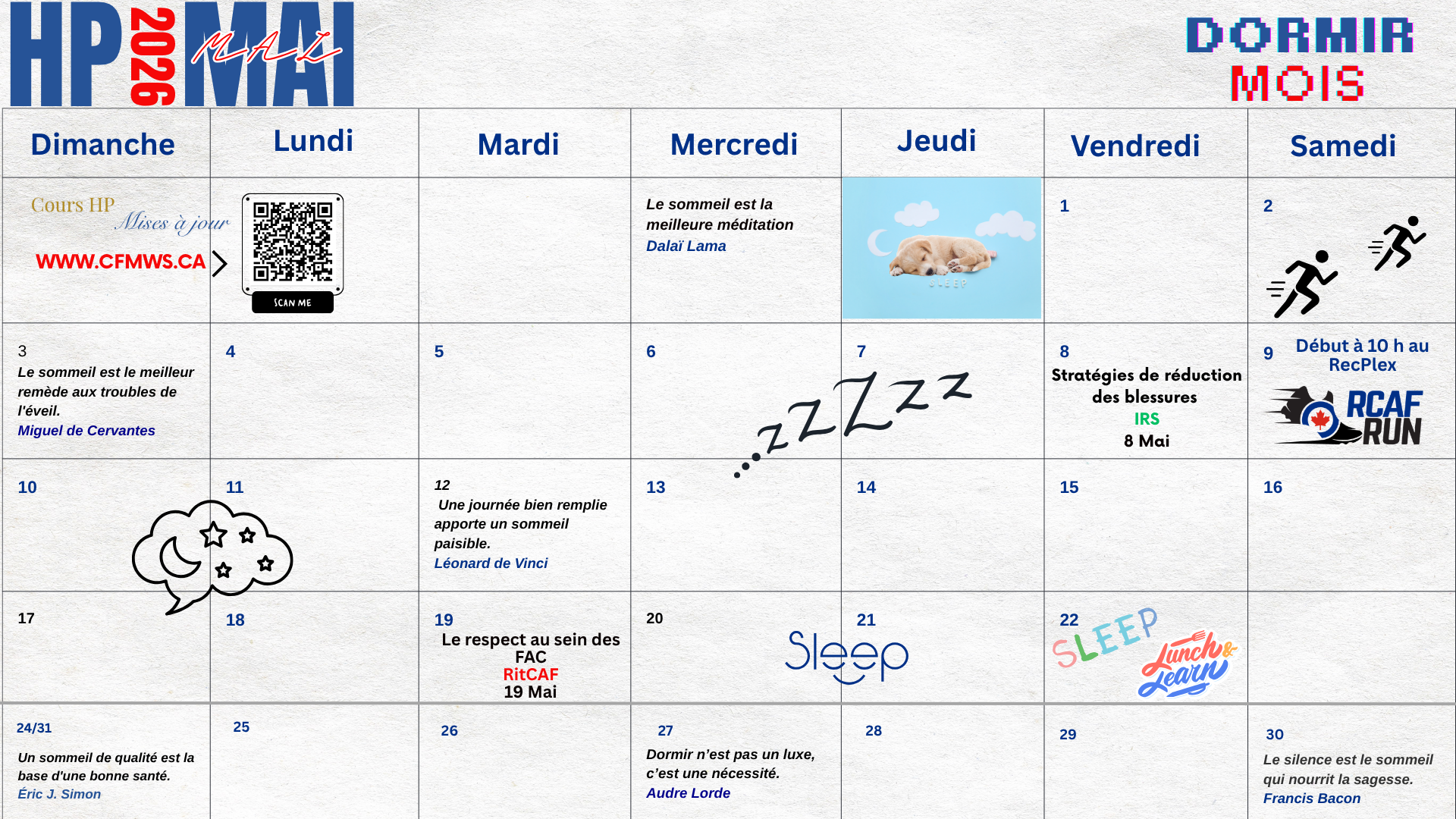 Mai Calendar
