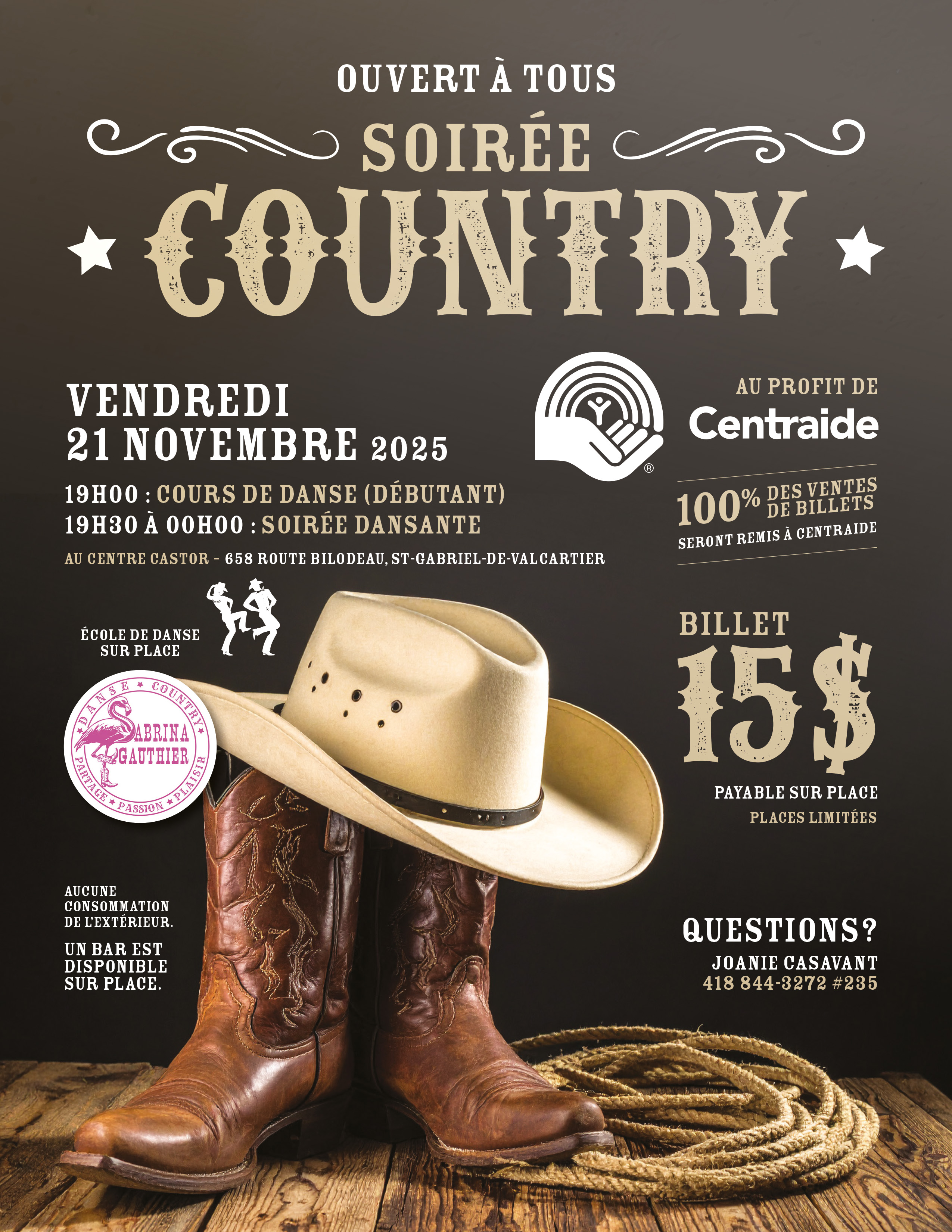 Soirée Country Centre Castor