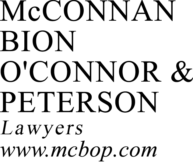 Logo McConnan Bion O'Connor & Peterson Law Firm