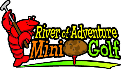 Logo River of Adventure Mini Golf
