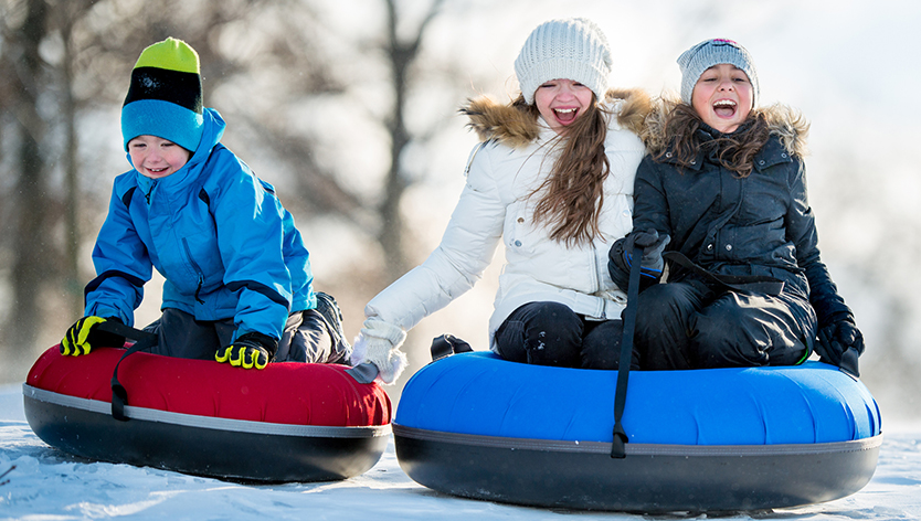 Tubing d'hiver pour enfants