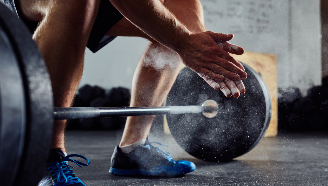 man about to power lift