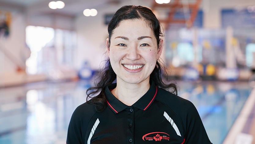 CFMWS employee at pool