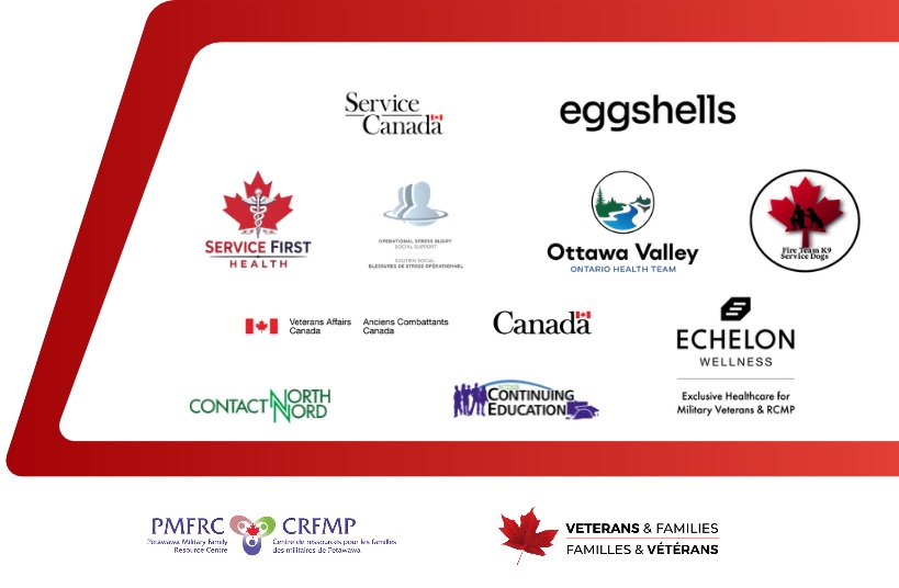Logos pour l’événement d’information et de ressources pour les familles de vétérans