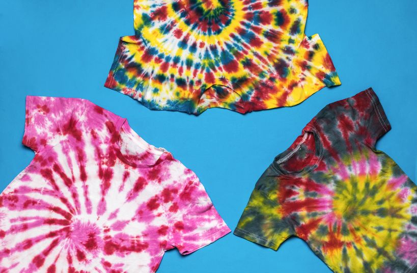 T-shirts tie-dye
