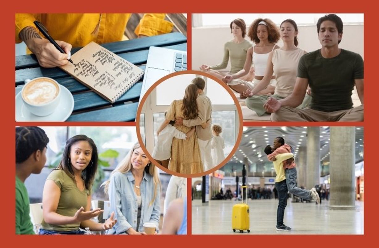 adultes qui communiquent et interagissent